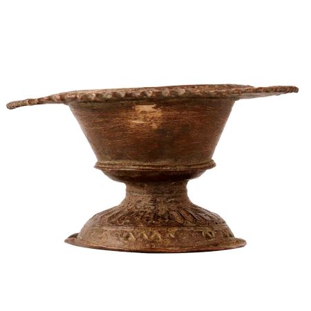 Finely Carved Betal Nut Spitting Bowl Pot