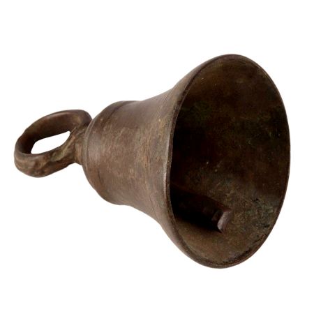 Brass Pooja Bell In Dark Finish
