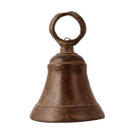 Brass Pooja Bell In Dark Finish