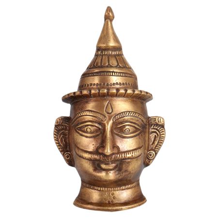 Big Plate of Lord Shiva Head for Decor