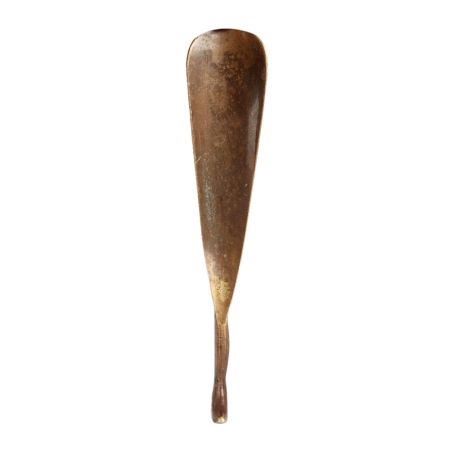 Brass Shoe Horn in Antique Finish