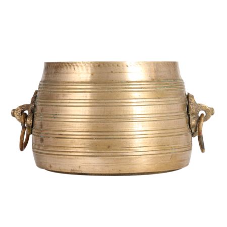 Vintage Brass Holy Pot for Decoration