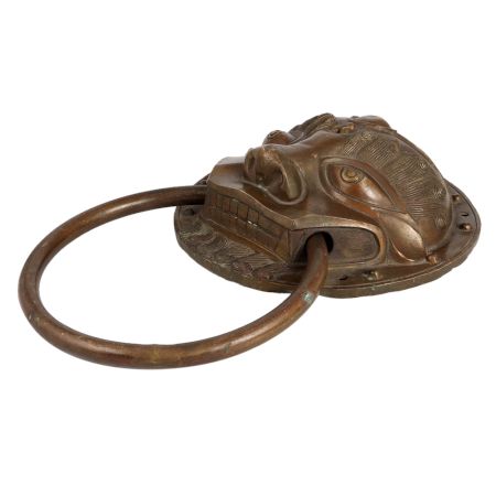 Large Lion Head Towel Hanger made of Brass