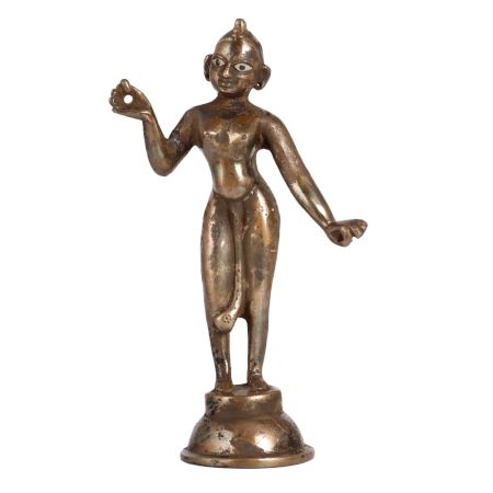 Handmade Brass Goddess Radha Statue