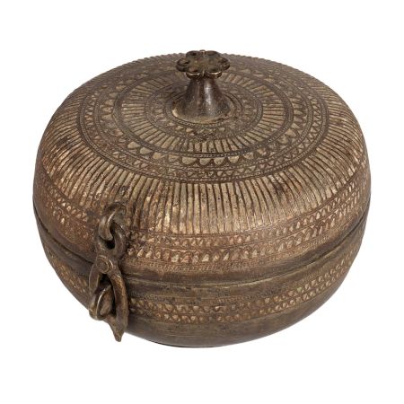 Vintage Indian Jewelry Box in Tribal Art