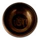 Om Singing Bowl Carved from Bell Metal
