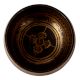 Elegant Dark Brown Tibetan Singing Bowl