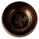Round Tibetan Om Singing Bowl made of Bell Metal