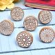 Indianshelf 6 Pack - Boho Knobs - Wood Knobs