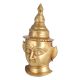 Brass Goddess Parvati Head Wall Hanging