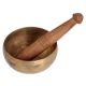 Bell Metal Om Singing Bowl with Wooden Mallet