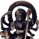 Brass Statue Of Durga Maa Or Sherawali Mata Devi In Dark Finish