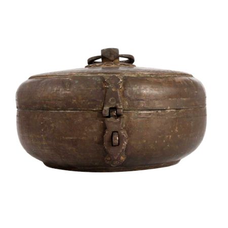 Indian Vintage Box with a Latch for Decoration