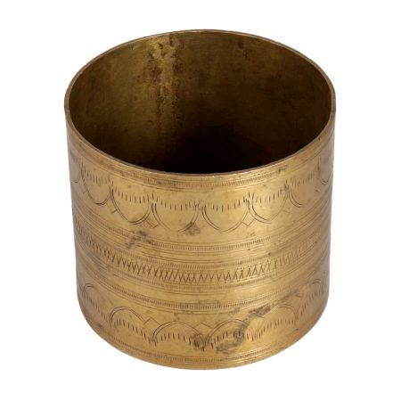 Traditional Brass Measurement Bowl for Home Decor