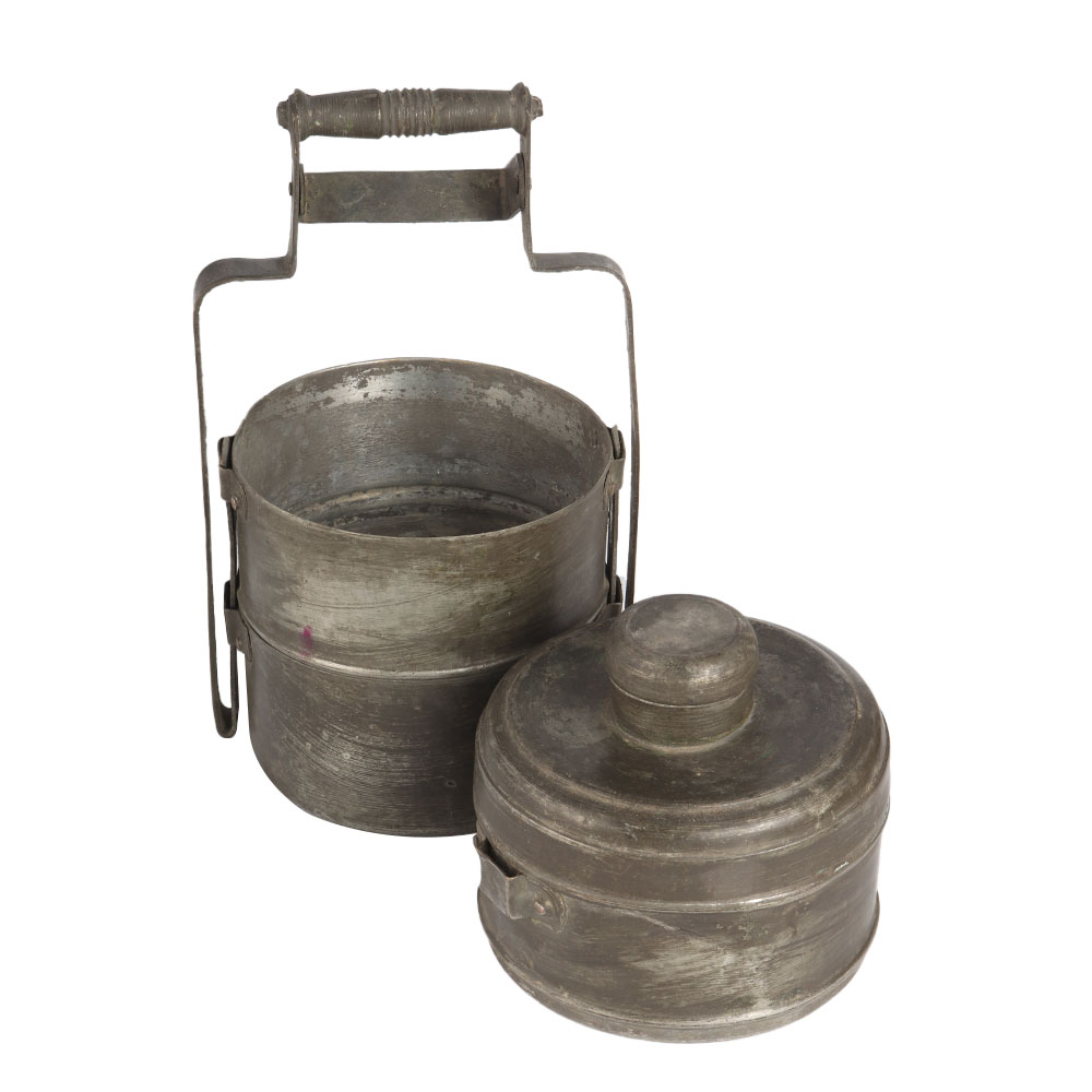 Vintage Brass Lunch Box or Dabba for Decoration
