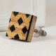Brown and Black Wooden Square Drawer Knobs