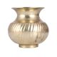 Glossy Bell Metal Holy Water Pot for Decor