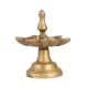 Vintage 5 Jyots Brass Oil Lamp for Decor