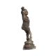 Brass Lord Krishna Dancing Statue in Antique Finish