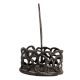 Elegant Black Brass Basket for Decor