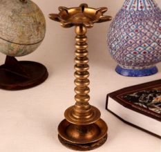 Attractive Brass Oil Lamp for Home Decor