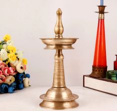 Handmade Brass Oil Lamp for Pooja
