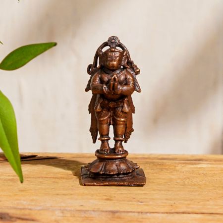 Indian God Lord Hanuman Copper Statue