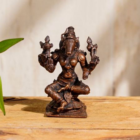 High Quality Copper Goddess Varahi Statue