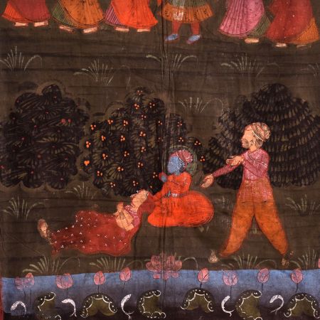 Hindu God Pichwai Painting for Prayer Room