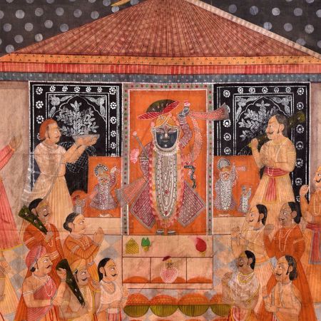 Traditional Painting of Hindu God for Prayer Room