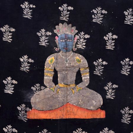 Mahavir Swami Pichwai Painting for Prayer Room