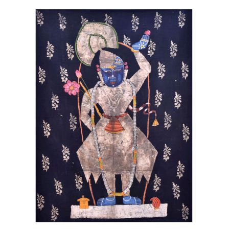 Lord Shrinathji Pichwai Painting for Prayer Room