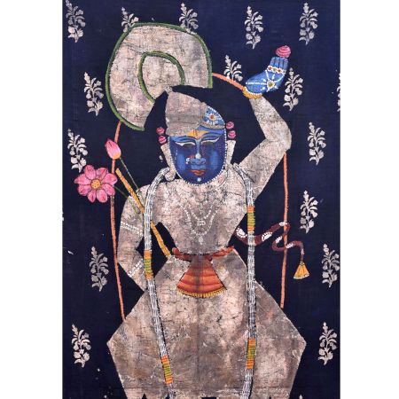 Lord Shrinathji Pichwai Painting for Prayer Room