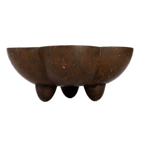 Vintage Brass Fruit Bowl for Home Decor