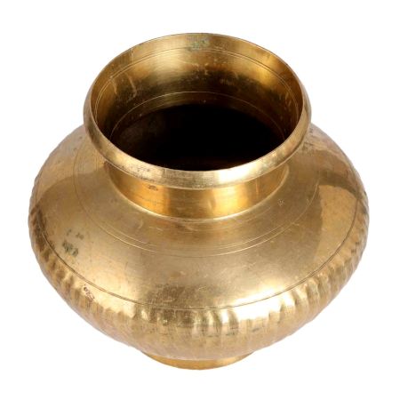 Shiny Golden Lota for Hindu Rituals