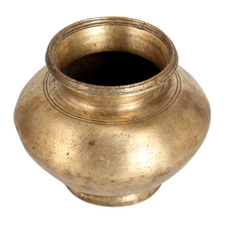 Antique Brass Lota or Holy Water Pot