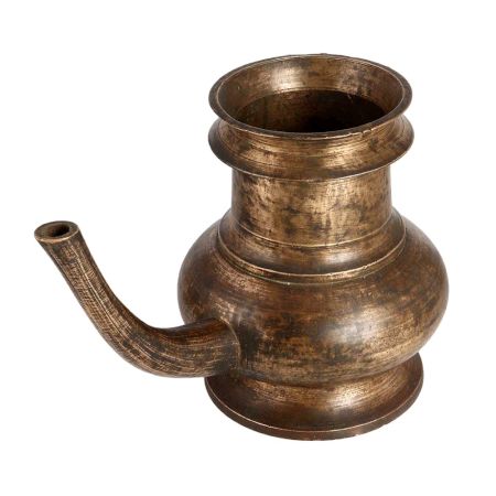 Brass Water Pot with Spout for Decoration