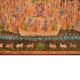 Hand Painted Pichwai Krishna Showing Maha Ras On Fabric