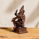 Beautiful Copper Statue of Goddess Saraswati for Decoration