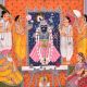 Eye-Catching Pichwai Painting of Hindu God for Temple