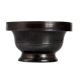 Elegant Dark Brown Holy Bowl for Decor