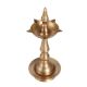 Brass Oil Lamp in Shiny Golden Finish
