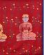 Hand-Painted Pichwai Painting of Meditating Jain Gurus