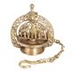 Vintage Brass Hanging Gajalakshmi Oil Lamp