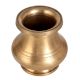Glossy Traditional Brown Water Pot for Decor