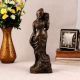 Handmade Brass Standing Lady Statue