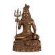 Brass Seated Lord Shiva Statue for Decor