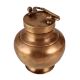 Handmade Indian Brass Pot with Lid