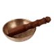 Handmade Singing Bowl with Wooden Mallet