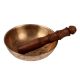 Indian Om Singing Bowl in Antique Finish